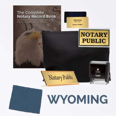Wyoming Deluxe Notary Kit