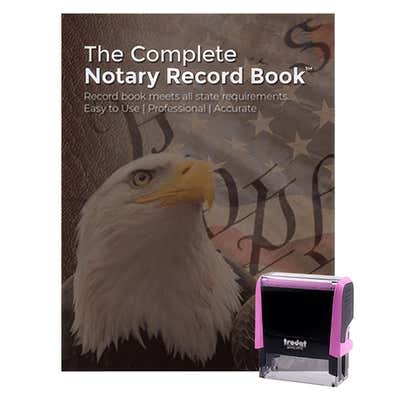 Wyoming Pink Value Notary Kit