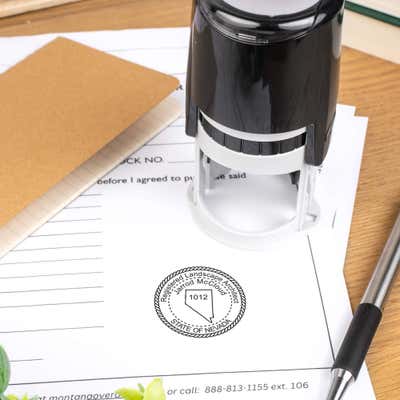 State of Nevada Landscape Architect Seal Stamp - alternate view