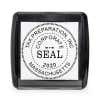 Overhead view of the Corporate Seal Stamp with Year