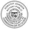 Arizona Notary Round Seal Embosser Impression Only