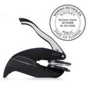 Florida Notary Public Round Seal Embosser