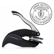 Massachusetts Notary Round Seal Embosser