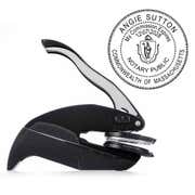 Massachusetts Notary Round Seal Embosser