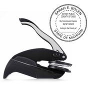 Michigan Notary Round Seal Embosser