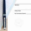 Indiana Notary Pink Seal Embosser - Round Impression on Paper