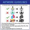 3 inch Custom Logo Stamp (Logo Upload Guide)