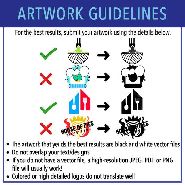 3 inch Custom Logo Stamp (Logo Upload Guide)
