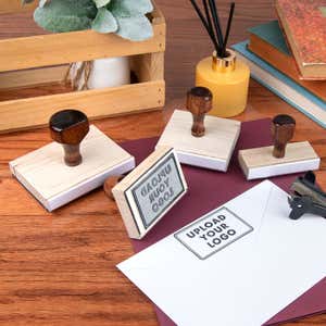 3 inch Custom Logo Stamp (Lifestyle)