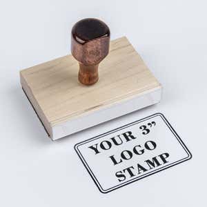 3 inch Custom Logo Stamp (Body & Impression)