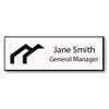 Laser Engraved Name Tag - 1.25" x 3.25"