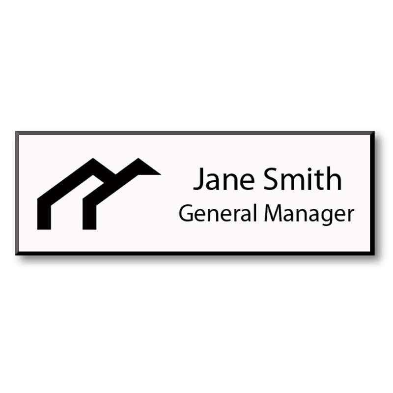 Laser Engraved Name Tag - 1.25" x 3.25"