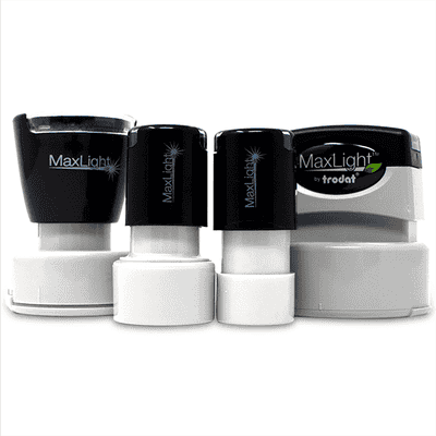 Maxlight Pre-Inked Round Stamps