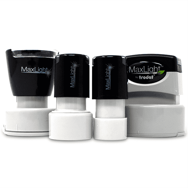 Maxlight Pre-Inked Round Stamps