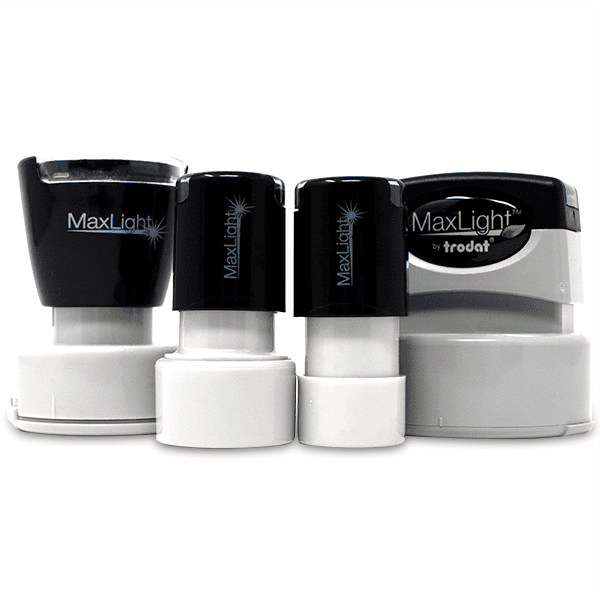 Maxlight Pre-Inked Round Stamps