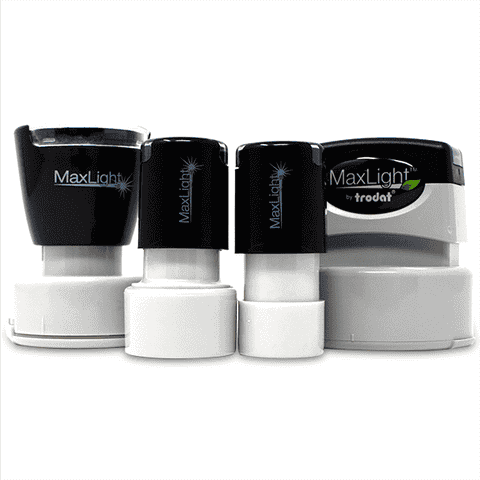 Maxlight Pre-Inked Round Stamps