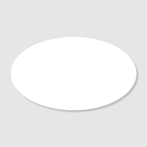 Laser Engraved 1.75" x 3" Oval Name Tag
