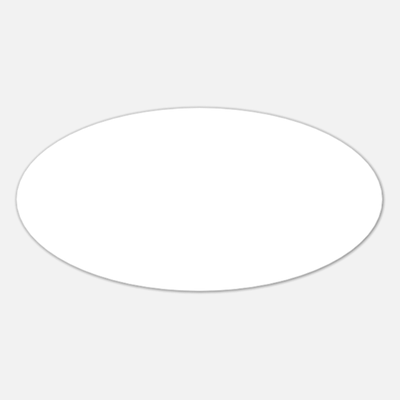 Laser Engraved 1.5" x 3" Oval Name Tag - alternate view