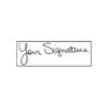 Medium Self-Inking Signature Custom Stamp example