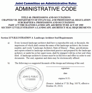 State of Illinois Dept.of Financial & Professional Regulation Statutes