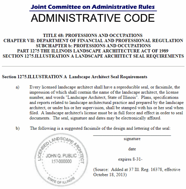 State of Illinois Dept.of Financial & Professional Regulation Statutes