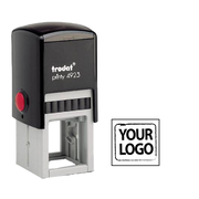 Small Custom Stamp for Square & Round Logos