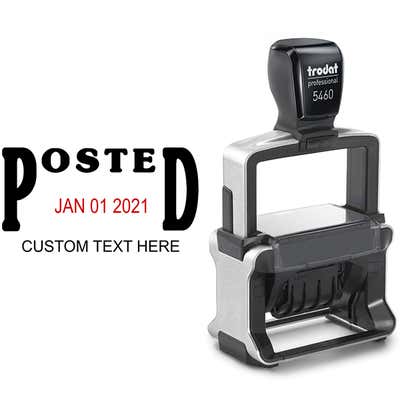 Trodat Professional Posted Date Stamp - alternate view