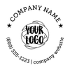 Round Logo for Wood Stamp