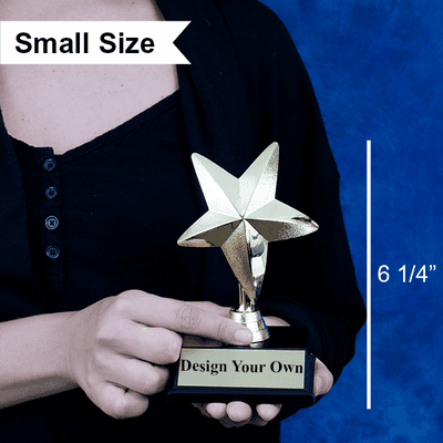Gold Star Award Trophy - alternate view
