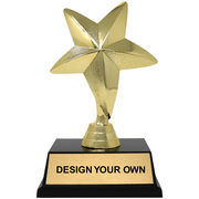 Gold Star Award Trophy