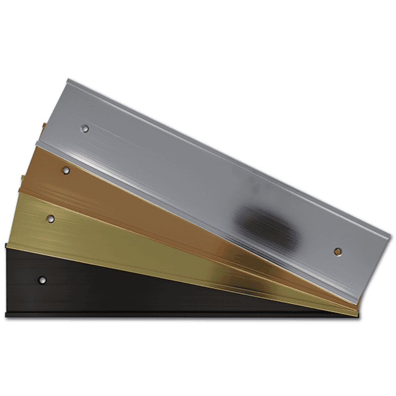 2" x 10" Aluminum Wall Holder