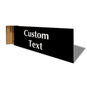 Custom Text 4" x 12" Corridor Sign