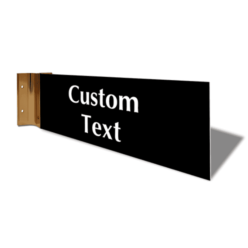 Custom Text Projection Sign | 4" x 12"