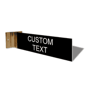 Custom Text 2" x 8" Corridor Sign