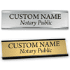 Notary Public Name Sign | 2" x 8"
