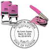 Florida Notary Pink - Round Design