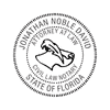 Florida Civil Law Notary Stamp Imprint Example
