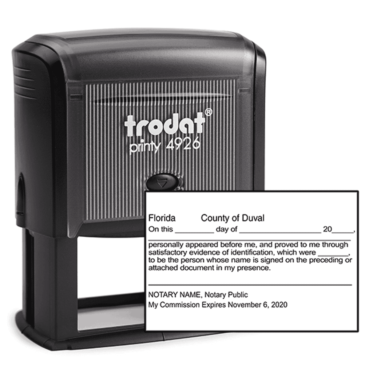 Florida Signature Witness Notary Stamp