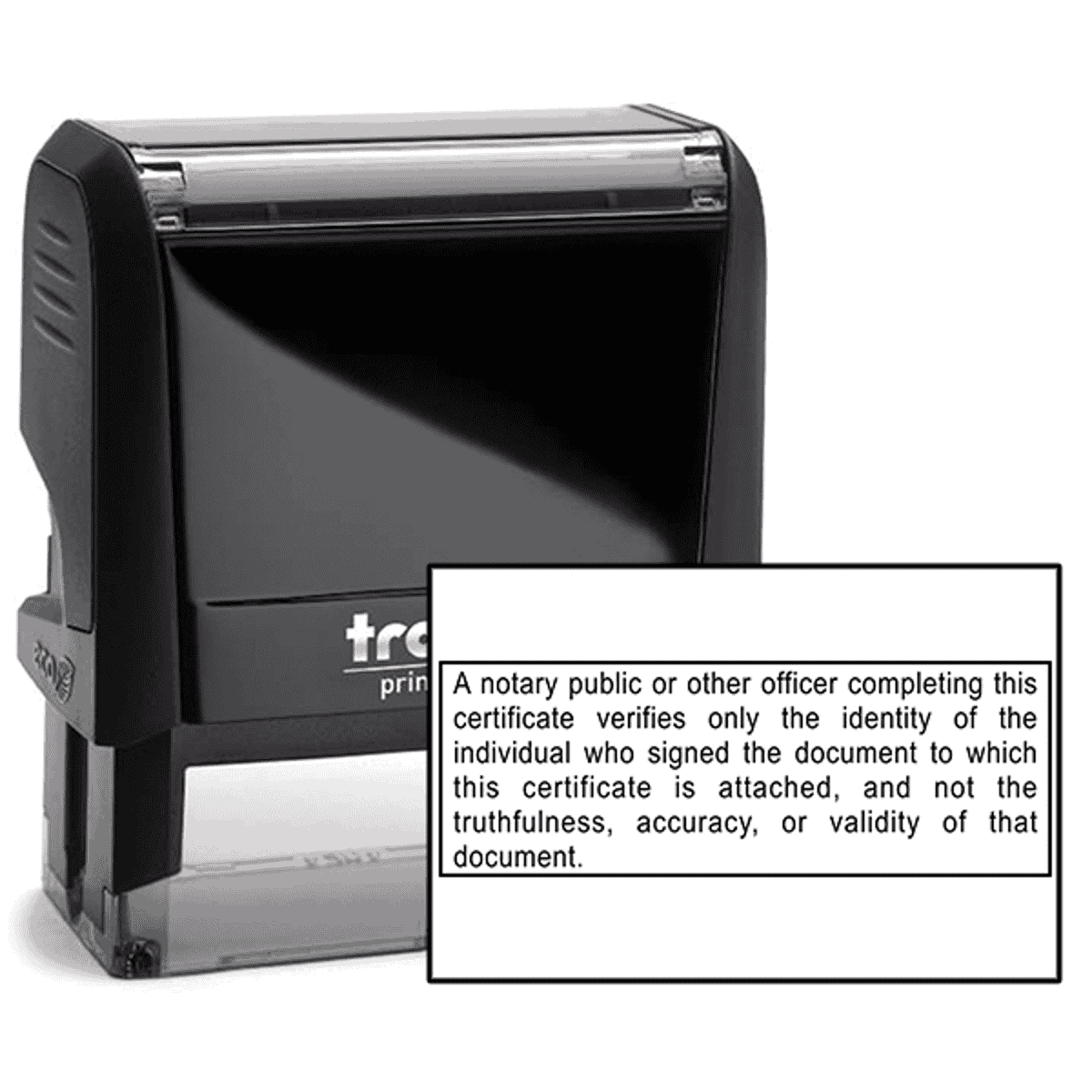 California Notary Disclosure Stamp