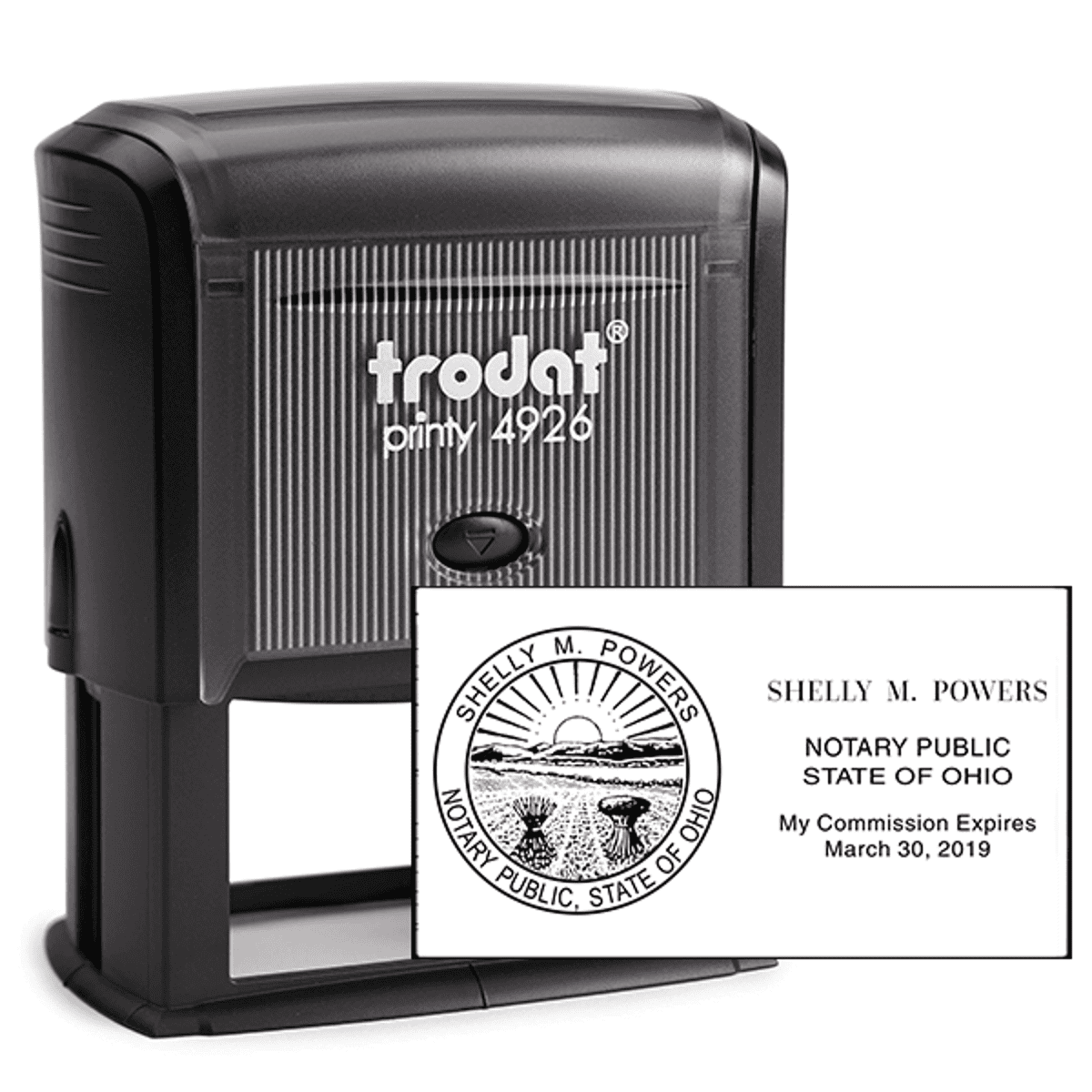 Ohio Notary Stamp - Rectangle