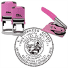 California Notary Pink - Round Design