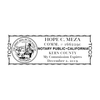 California Notary Pink Stamp - Rectangle Imprint Example