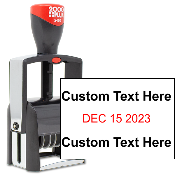 Cosco 2460 Custom Text Dater Stamp