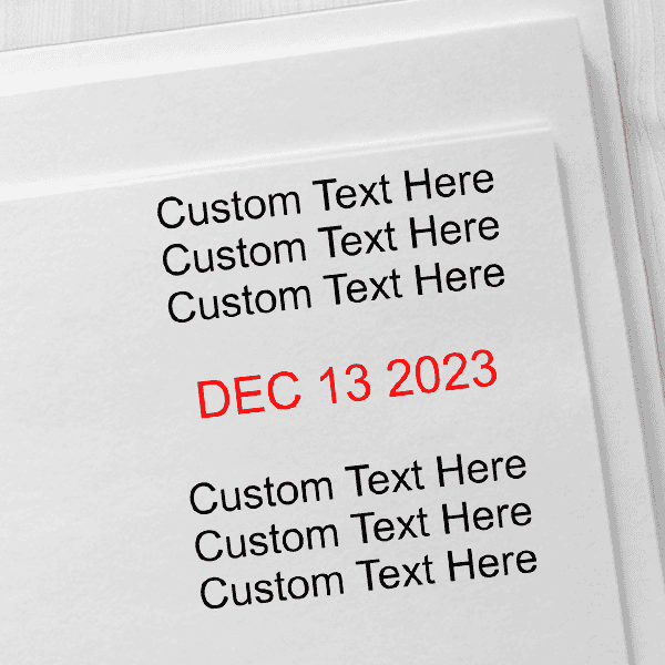 Trodat Dater 4724 with Custom Text Imprint