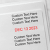 Trodat Dater 4724 with Custom Text Imprint