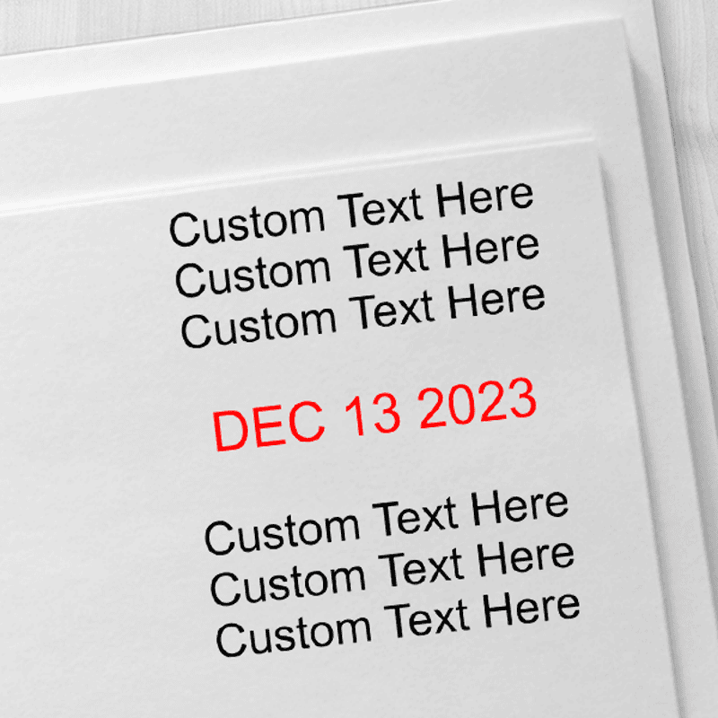 Trodat Dater 4724 with Custom Text Imprint