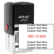 Trodat 4724 Custom Text Dater Stamp