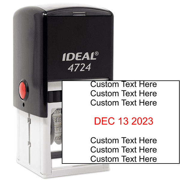 Trodat 4724 Custom Text Dater Stamp