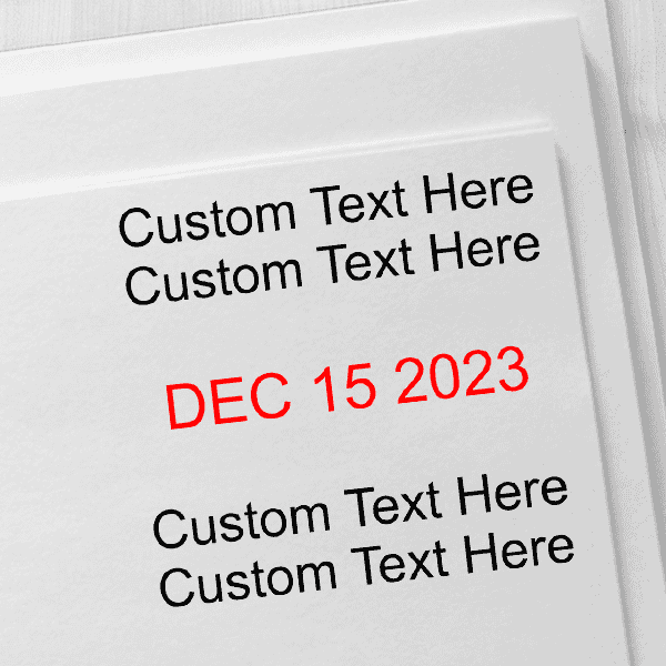 Trodat Dater 4727 with Custom Text Imprint