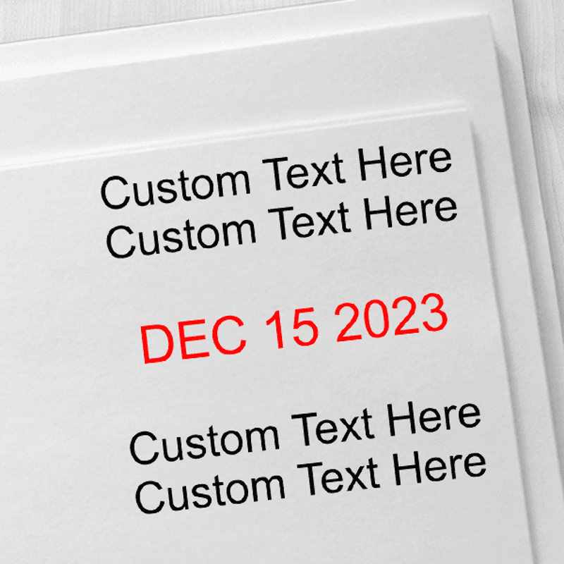 Trodat Dater 4727 with Custom Text Imprint